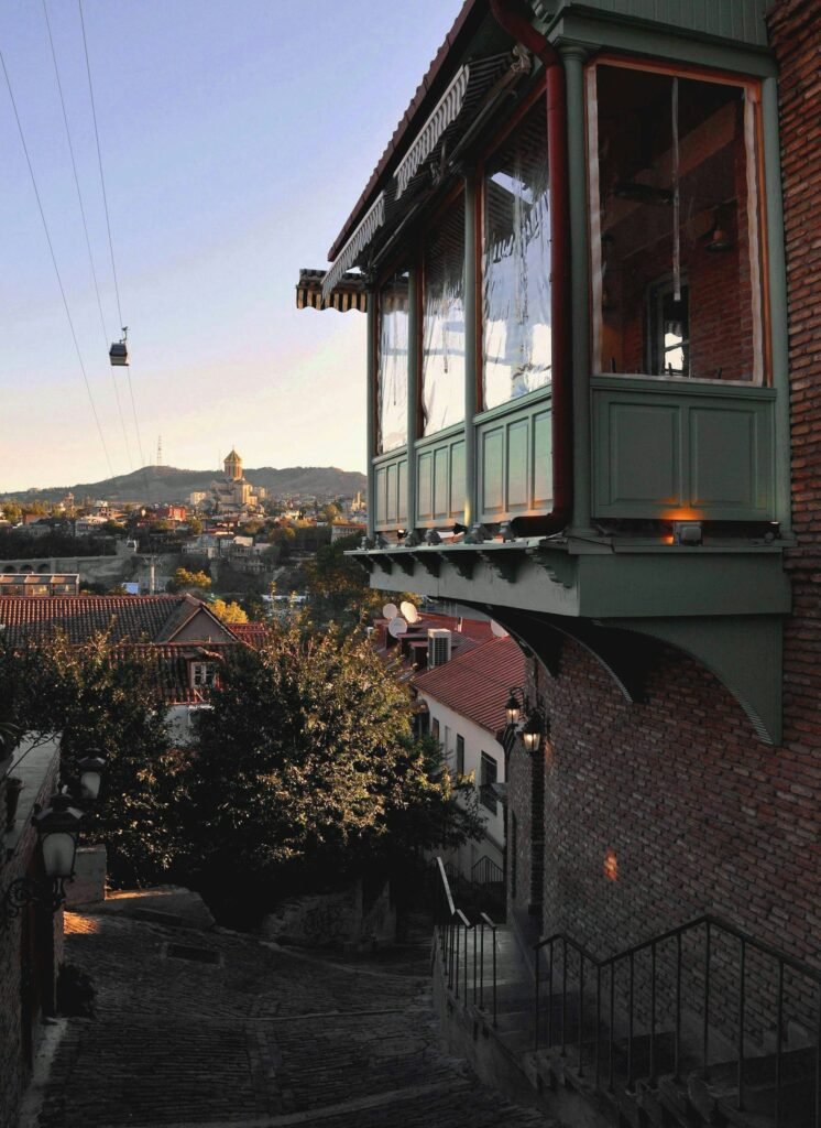 Casco antiguo de Tiflis, Georgia