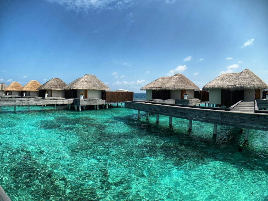 Villa sobre el agua en Maldivas