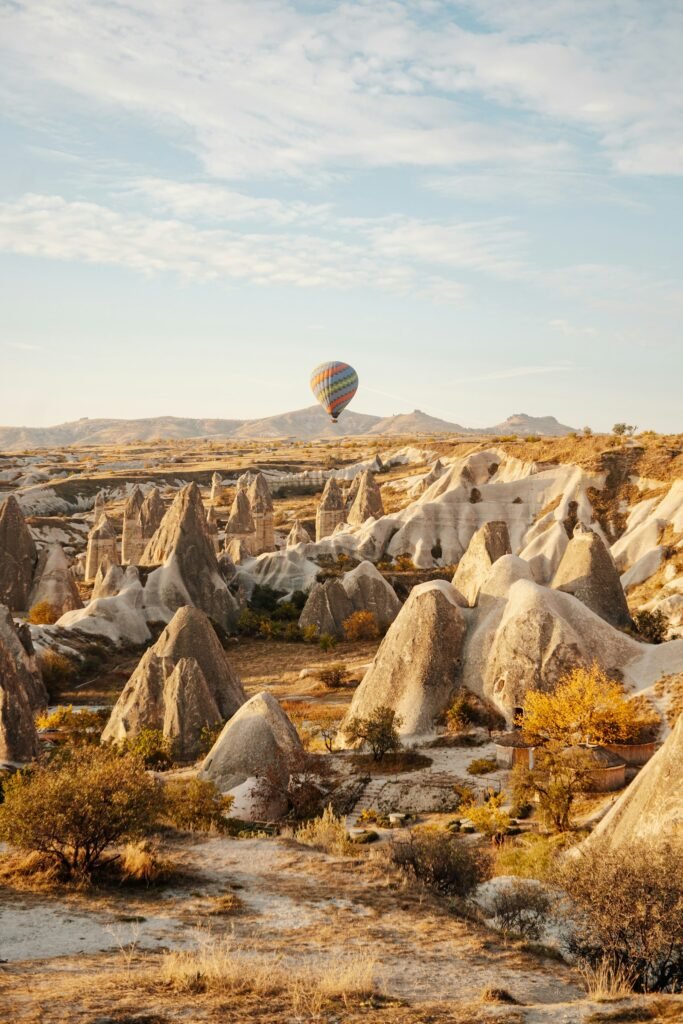Globos aerostáticos sobre Capadocia, Turquía