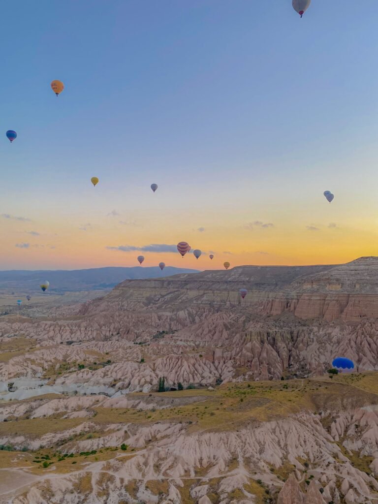 Globos aerostáticos en Capadocia, Turquía